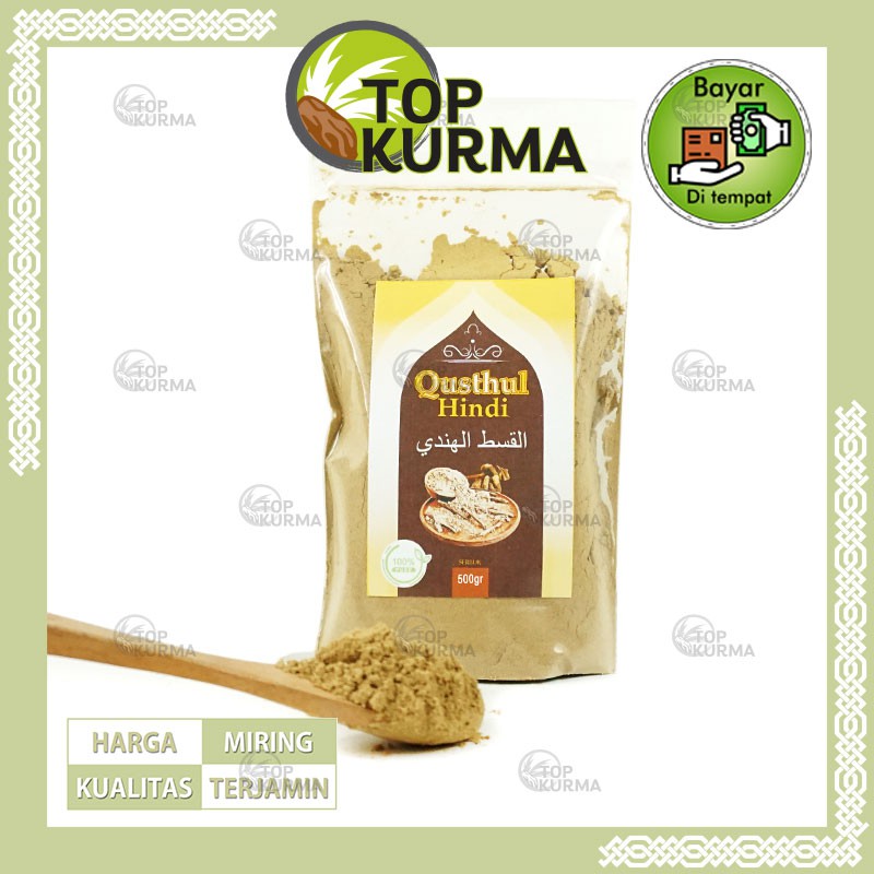 

Qusthul Hindy Serbuk 500gr / Bubuk Qust Al Hindy Costus India Product Original