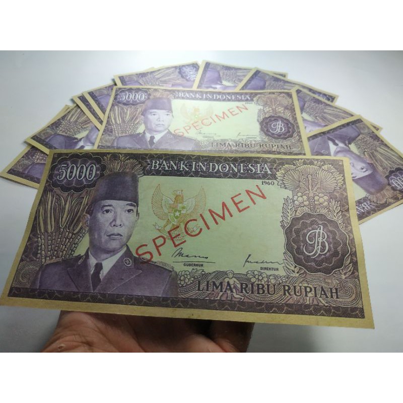 COD UANG KUNO SOUVENIR 5000 SUKARNO
