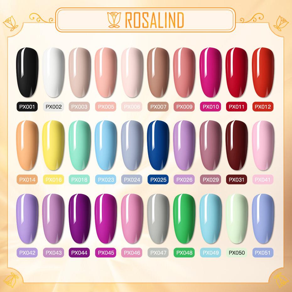 ~AB~ ROSALIND RAF Series Gel Nail Polish 10 ml Botol Kaca UV LED / Kutek / Cat Kuku/ Kutek Gel/  Kutek UV LED/ Kutek Nail Arts/Kutel Gel/Kutek Gel UV