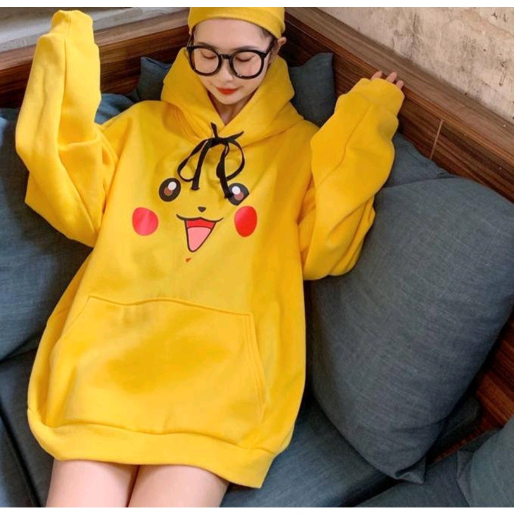 DIGIMON CUTE SWEATER HOODIE OVERSIZE WANITA KOREAN STYLE