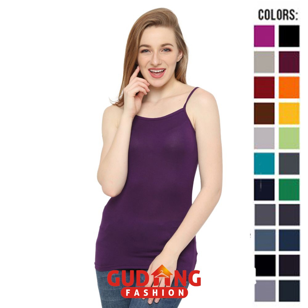 Tank Top Wanita Keren Spandek – Banyak Pilihan Warna (COMB)