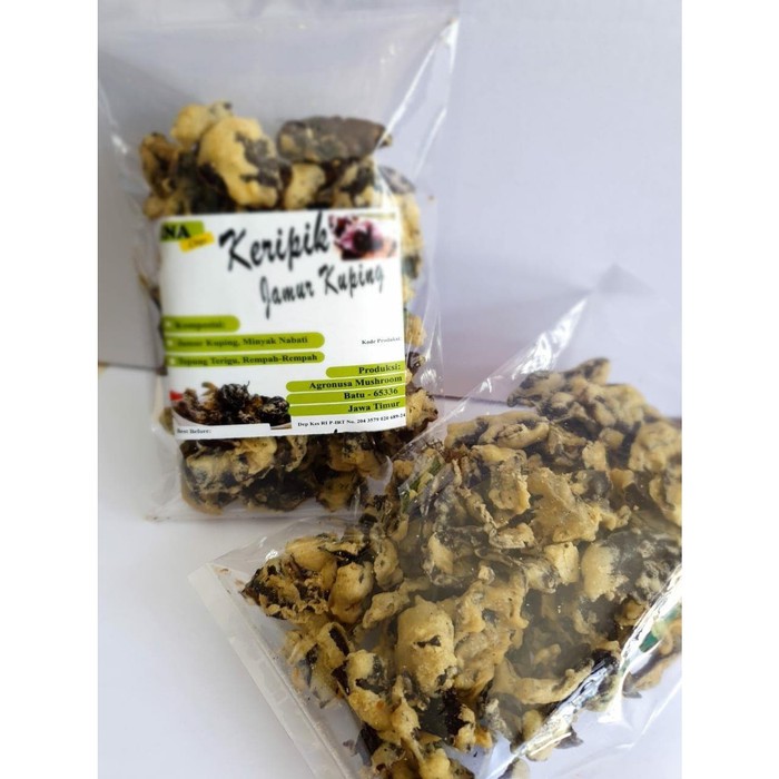 

Keripik Jamur Kuping (Berat Bersih 100gr)