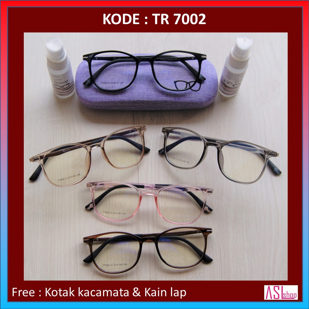 FRAME KACAMATA MINUS FLEKSIBEL TR 7002 (Ringan dan Lentur)