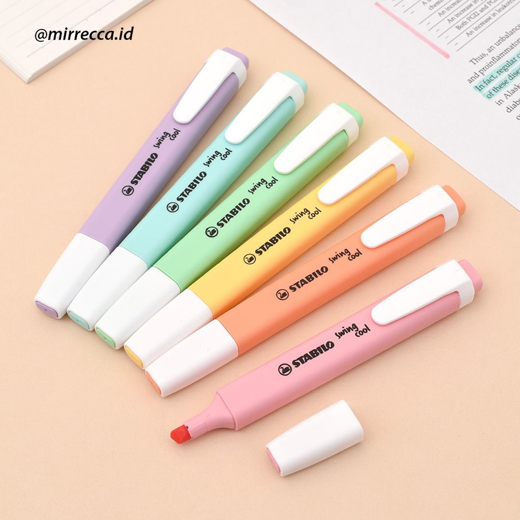 

STABILO SWING COOL PASTEL EDITION HIGHLIGHTER | TEXTMARKER TEXTLINER