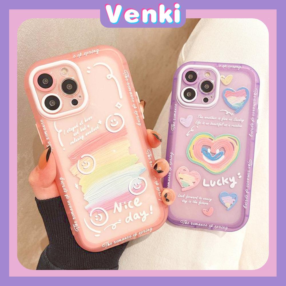 iPhone Case Silicone Soft Case Clear Case Fluorescent Color Airbag Shockproof Protection Camera Heart Cute Compatible For iPhone 11 Pro Max 13 Pro Max 12 Pro Max 7Plus xr XS Max