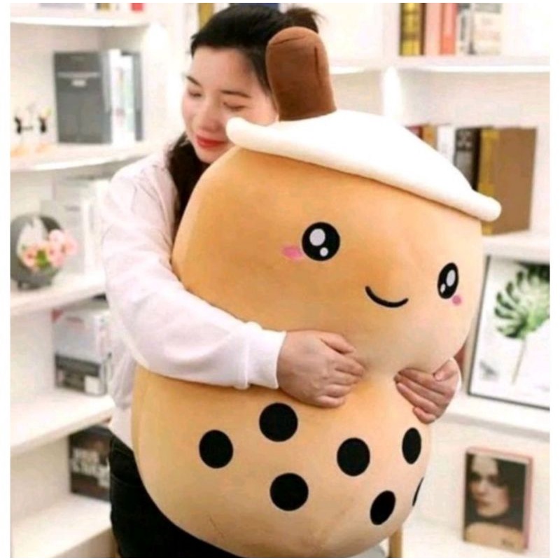 BOBA JUMBO 60CM / BOBA LAMPU LED / Boba Bubble MilkTea Brown Sugar / COD