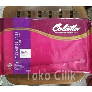 

coklat-blok-compound-collata-dark-1-kg-praline-brownies-kue