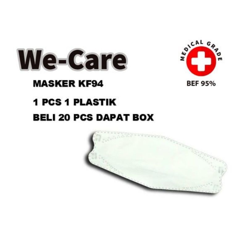 Masker KF94 1pcs 1 plastik