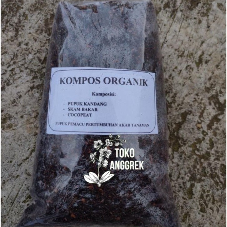 Pupuk Kompos TOP - Pupuk Kompos Organik Penyubur Tanaman 1kg