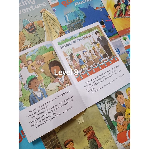 84 buku Oxford reading tree level 1 sampai level 9/buku impor/buku anak/happychild