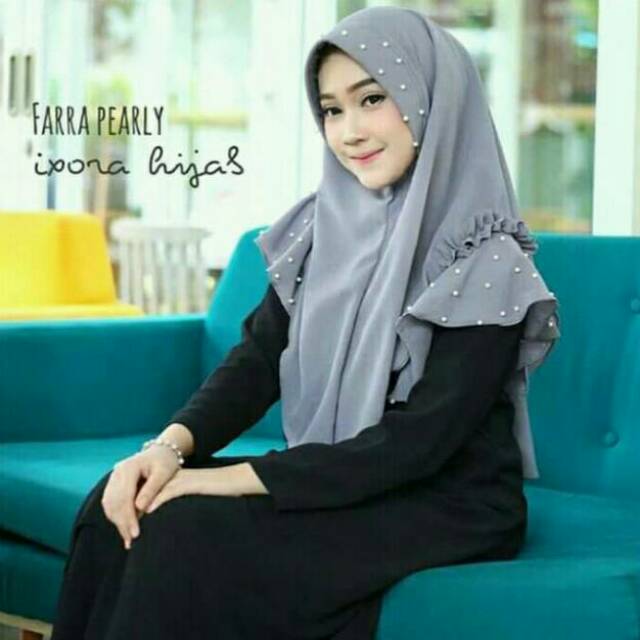 Khimar pearly original ixora hijab