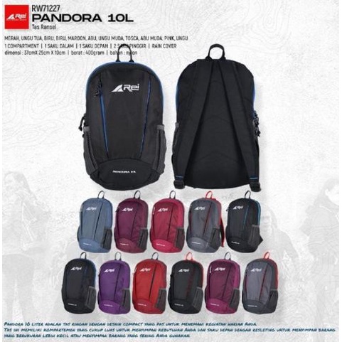 Tas Ransel Rei Ori Pandora 10L
