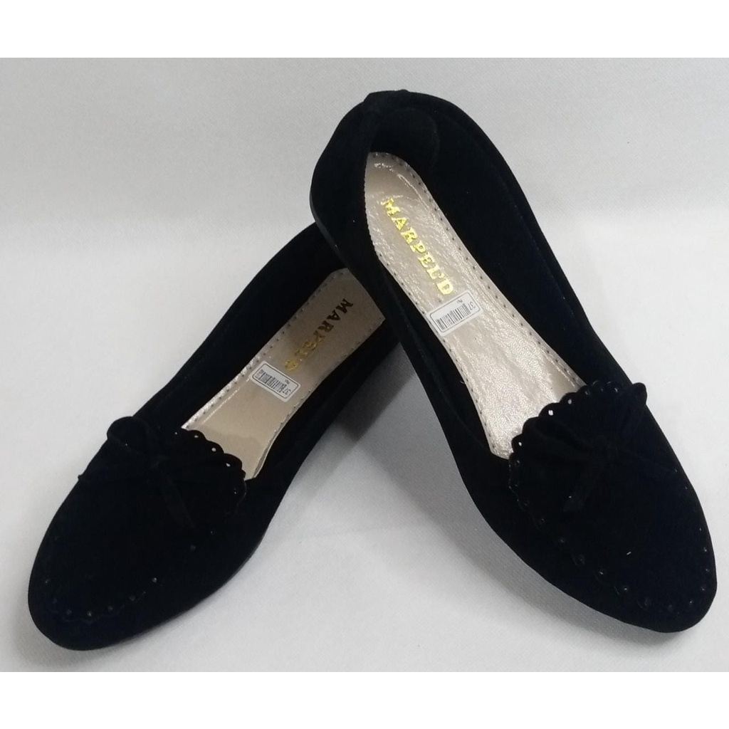 Sepatu Wanita Murah Sepatu Sol Karet Pita Renda Flatshoes Wanita Import 2021