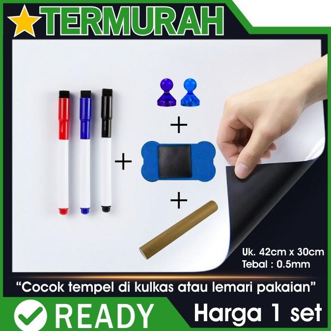 

TERMURAH papan tulis whiteboard magnet kulkas tempel magnetic lembaran lembar/PULPEN GEL/PULPEN LUCU/PULPEN 1 PACK/PENSIL WARNA/PENSIL 2B/PENGHAPUS JOYKO/PENGHAPUS LUCU/RAUTAN PENSIL PUTAR/RAUTAN ELEKTRIK/SPIDOL WARNA/SPIDOL PERMANEN/SPIDOL