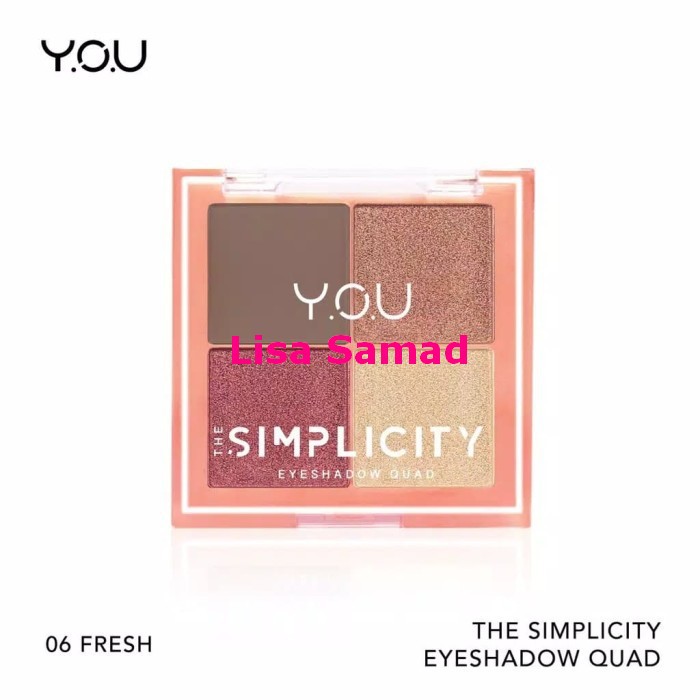 Eyeshadow YOU The Simplicity Eyeshadow Quad 06 Fresh