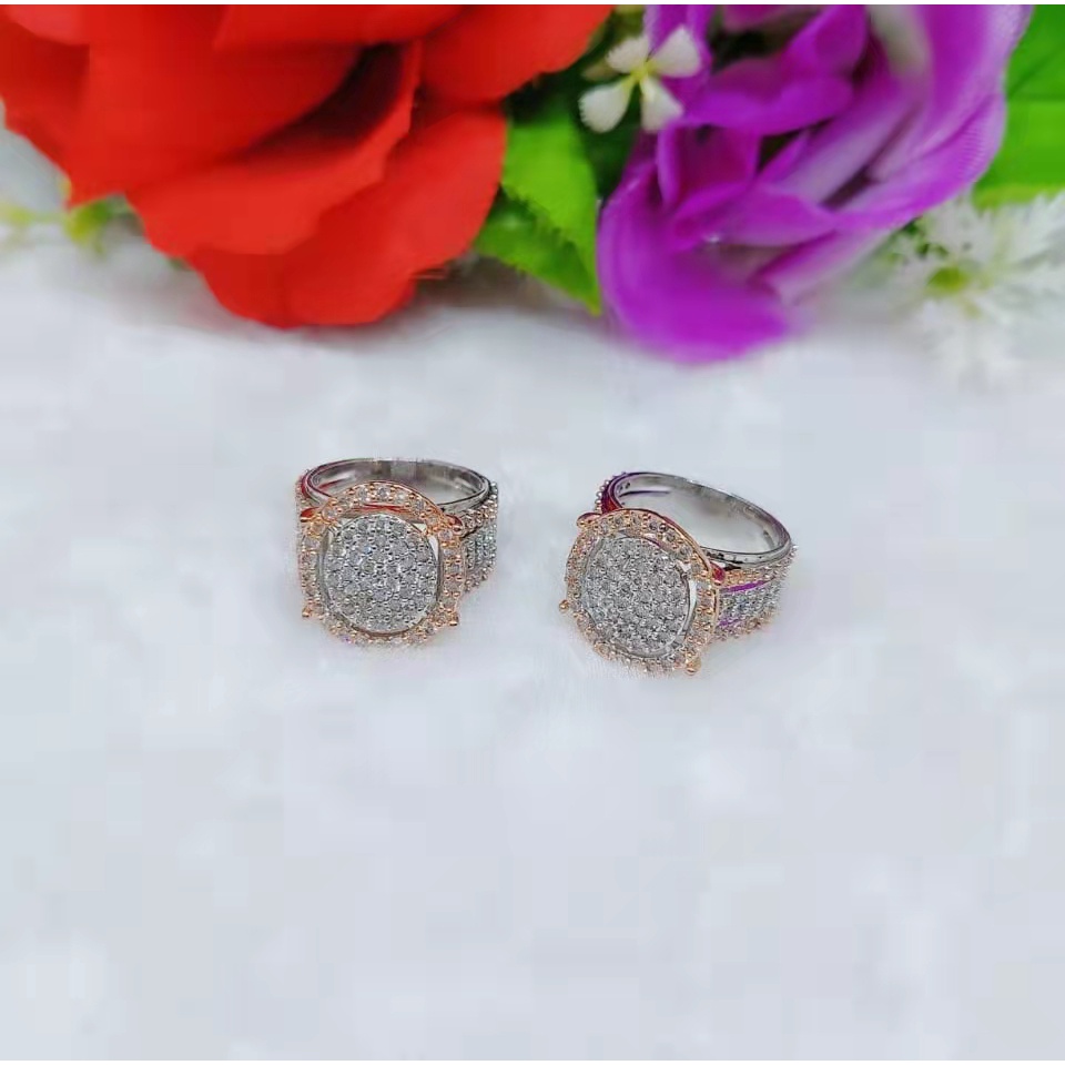 Cincin Kombinasi Permata Lapis Emas Perhiasan B63-65