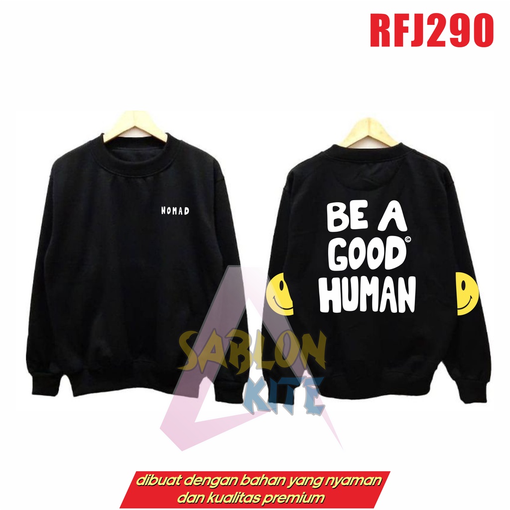 MURAH!!! SWEATER JIMIN NOMAD SMILE RFJ290