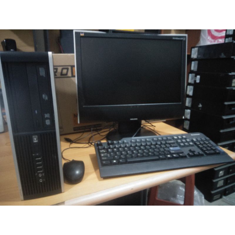 Komputer Pc branded HP core i3 lengkap dengan LCD siap pakai utk office,editor,Admin DLL