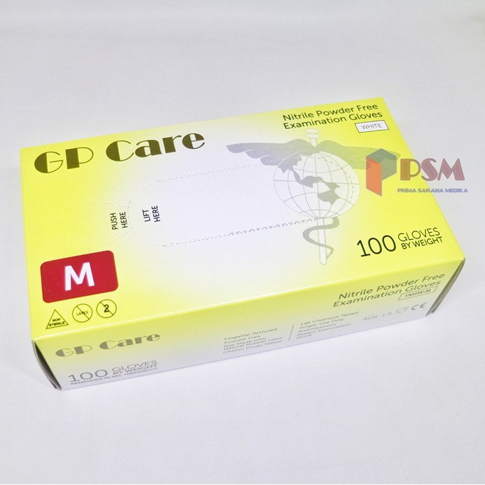 Handscoon Nitrile / Glove / Sarung Tangan Nitril Putih - GP Care Cosmo