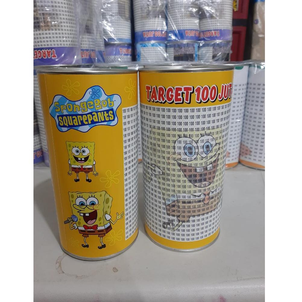 ❄Terbaru⁎➘ LQVPA Celengan KALENG Target Viral/ TABUNGAN KALENG TARGET 30 JUTA, 50 JUTA, 100 JUTA BUK