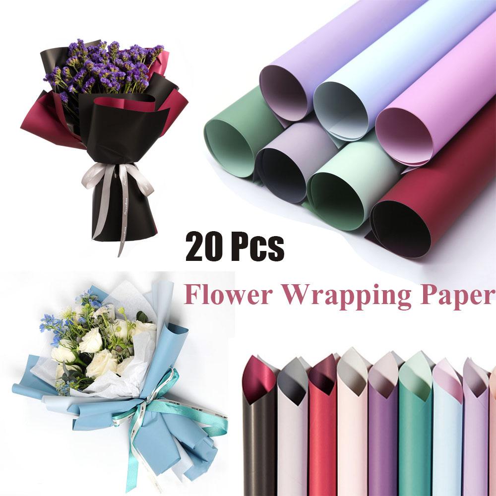 Lanfy Wrapping Paper Waterproof Craft Florist Untuk Kemasan Festival Ulang Tahun Perlengkapan Pesta Dekorasi Pernikahan