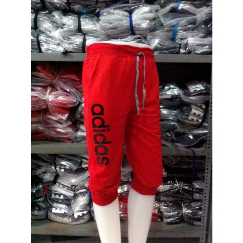 Celana joger dewasa super XXL /XXXL jumbo 3/4 untuk pria wanita