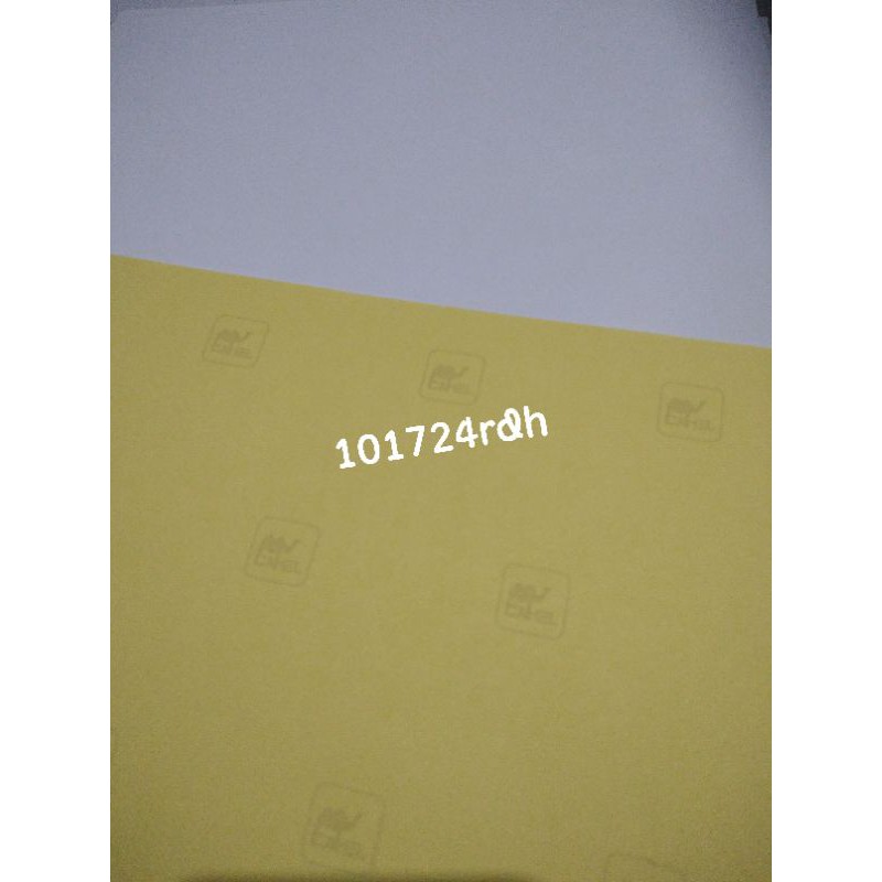 

1lembar PROMO KERTAS STIKER BONTAK KILAP F4 MURAH, Kertas sticker chromo glossy F4, kertas stiker
