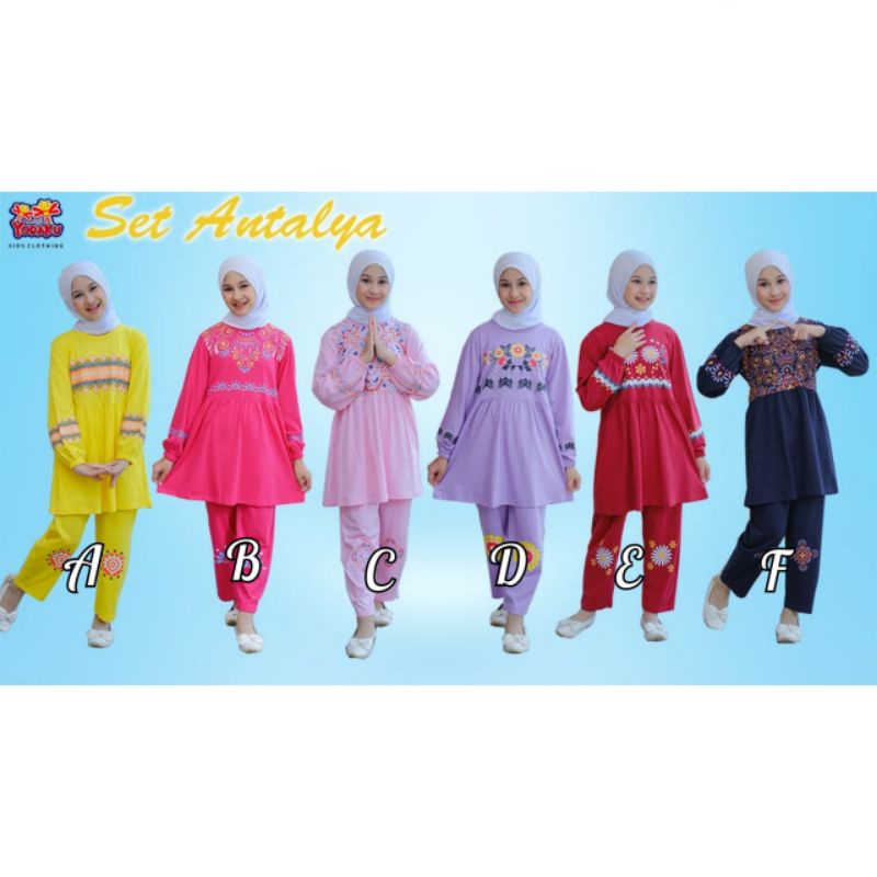 Setelan Antalya | Size 6-14T | By Yodaku Kids