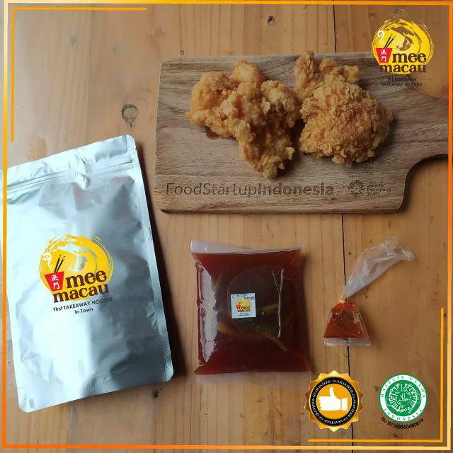 Ayam Goreng Krispi Saus Asam Manis Frozen | Halal MUI Mudah Siap Masak | 300 Gram