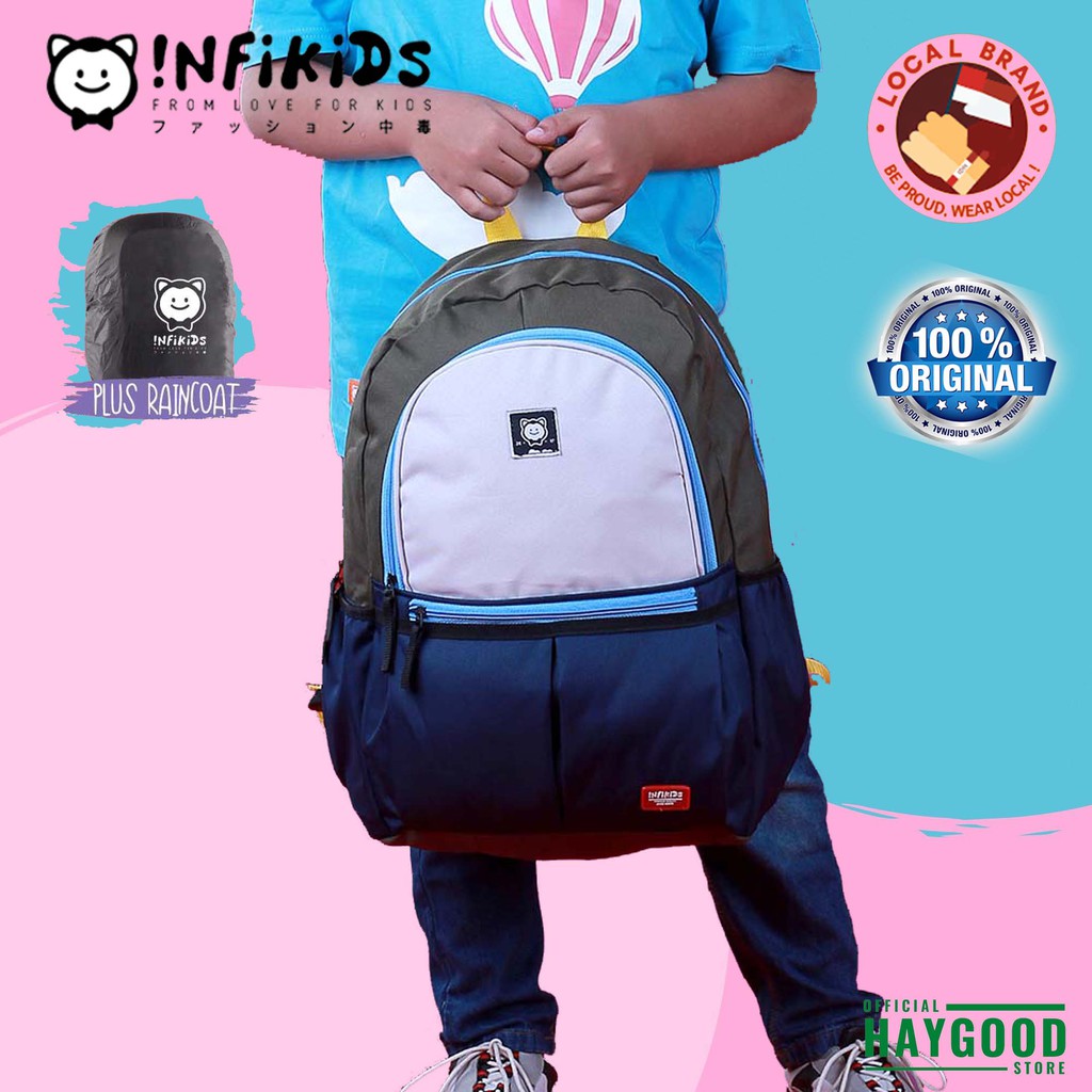 Tas Ransel Punggung Sekolah SD Anak Laki-Laki Infikids