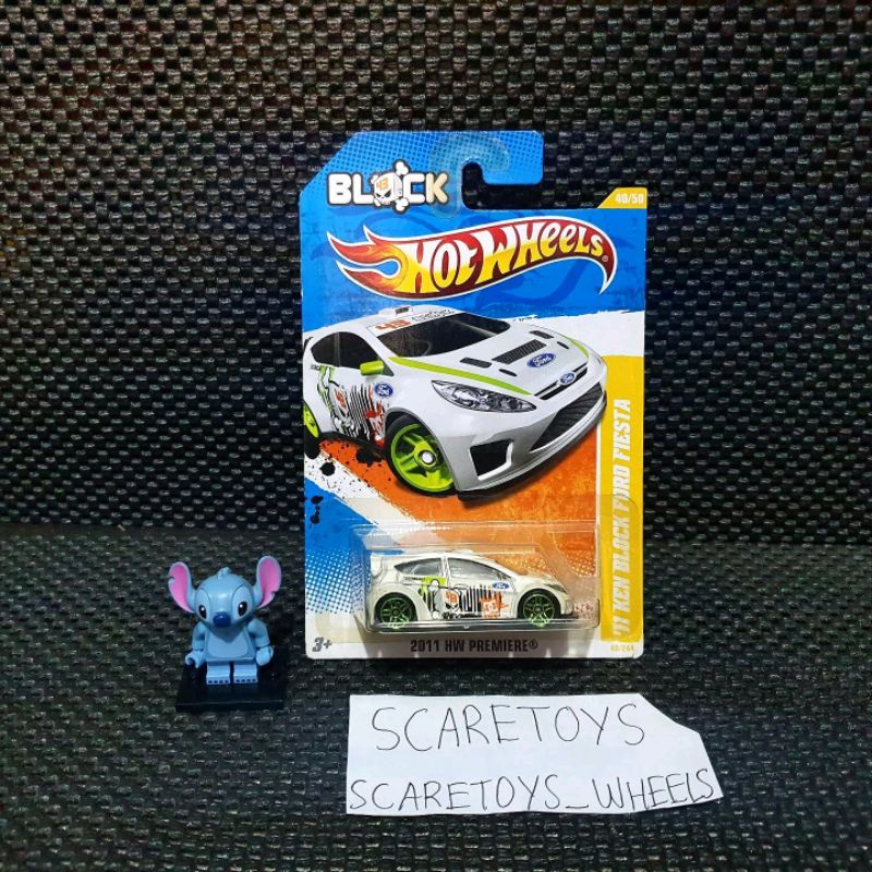 Hot Wheels 11 Ken Block Ford Fiesta Ken Block Putih White 2011 Premiere