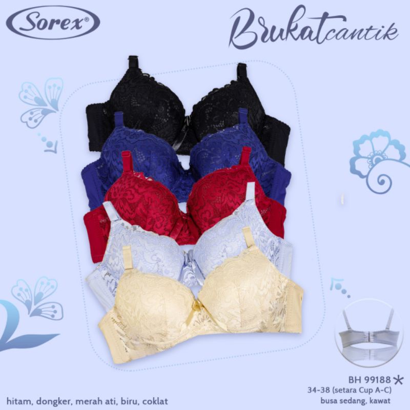 Bra BH Sorex 99188 Kawat Busa Tipis | OK |