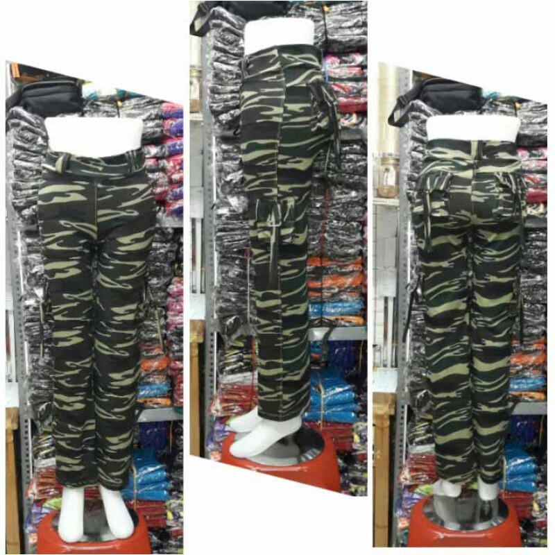 CELANA SENAM CARGO ARMY WANITA