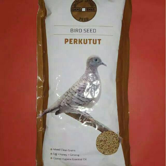 GOLD COIN PERKUTUT  250gram gold koin kutut makanan burung perkutut