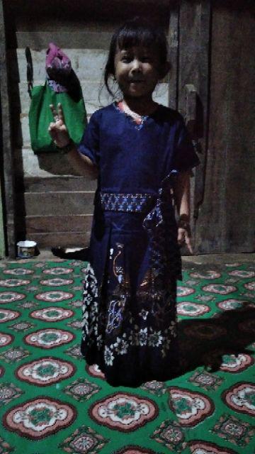 Maja - Flora Girls Dress Batik Anak Perempuan