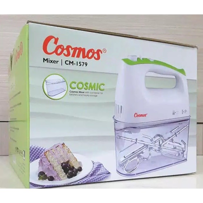 Hand Mixer Cosmos CM-1579 Mixer Tangan Cosmos CM 1579 Cosmos COSMIC Mixer