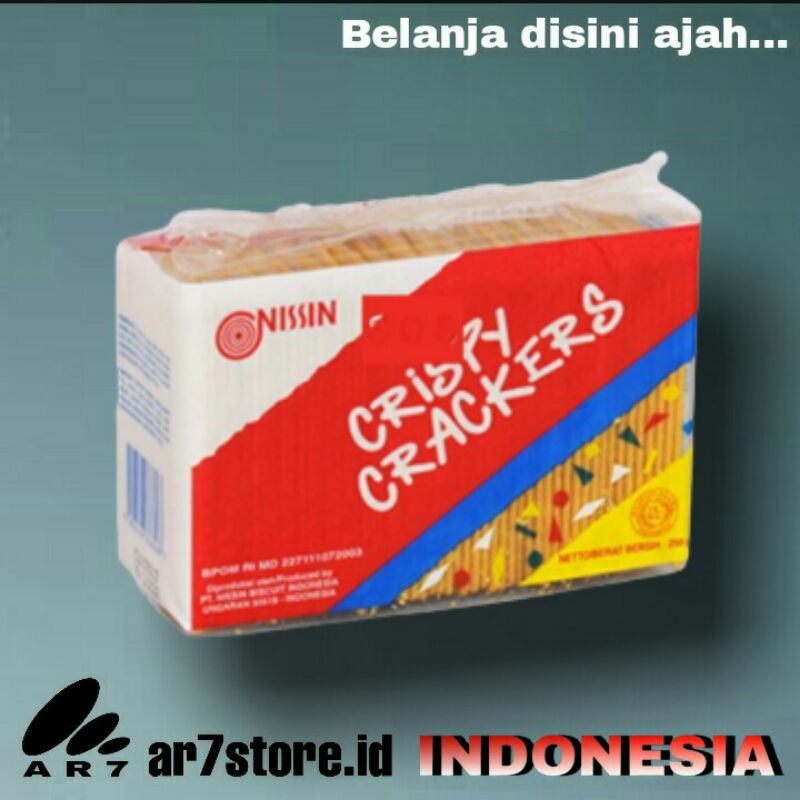 

NISSIN crispy crackers 225gr enak&nikmat