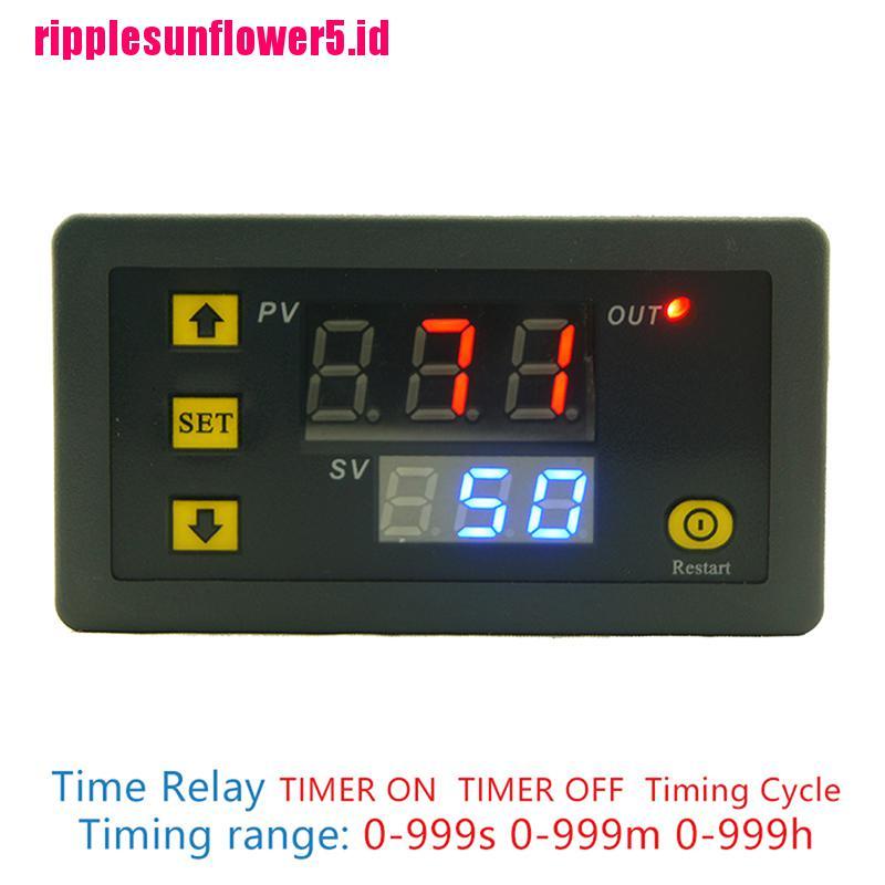 Modul Relay Timer Delay Digital Dc 12V 20A 0-999h