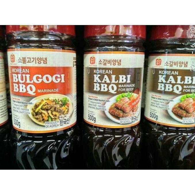 

ASLI! Korean Bulgogi BBQ Sauce Marinade Saus Bumbu Daging Sapi Korea