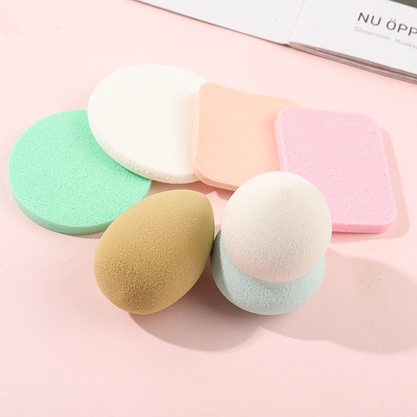 Beauty Blender Spons Make up Set Isi 6 Pcs / Spon Bedak Sponge Pembersih Wajah / Sponge Make Up / TV-72