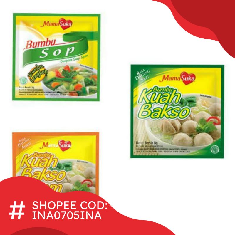 Kuah Bakso MamaSuka / Bumbu Sop Mama Suka 500 x 12 sachet