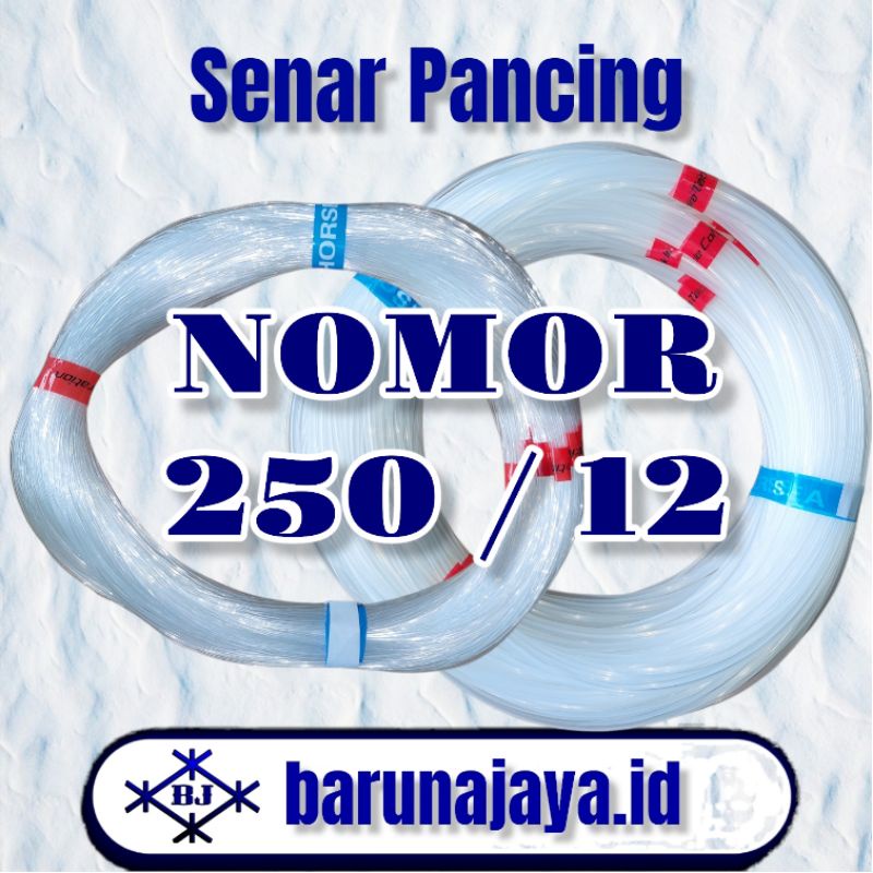 10Roll Senar Pancing - Senar Layangan - Senar Sikat Galon No. 12 / 250