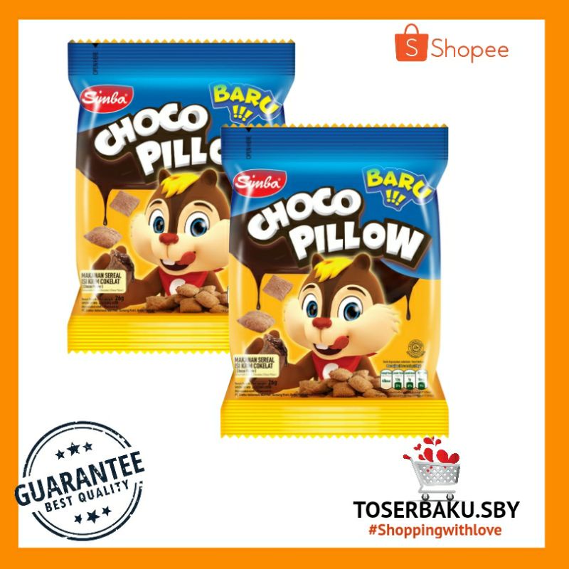 

Choco Pillow 10g / Snack Bantal Murah / Sereal Coklat / Agen Toserbaku Surabaya / Camilan Coklat