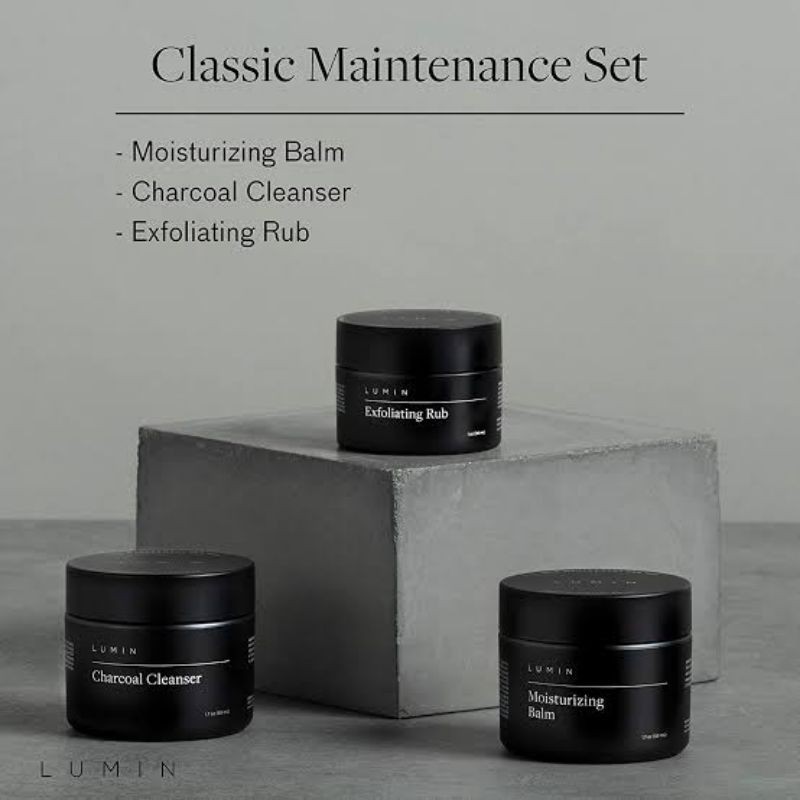 Lumin skincare for men classic maintenance set Non trial 50ml