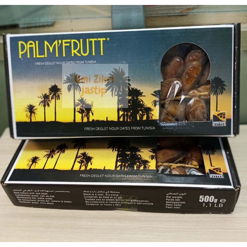 

kurma palmfrutt. kemasan 500gr