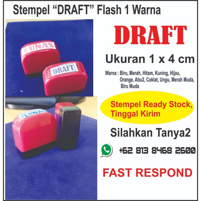 

Stempel Draft Flash 1 Warna