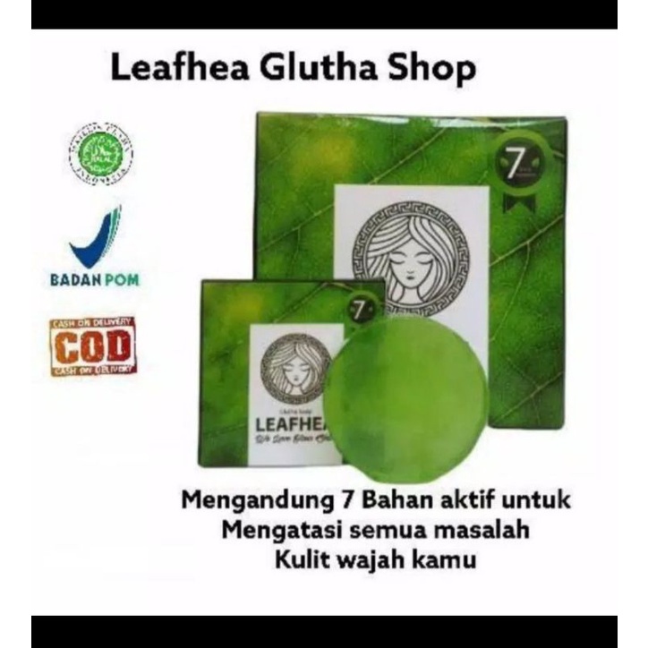 SABUN LEAFHEA SABUN COLLAGEN LEAFHEA LEAFHEA GLUTA SOAP MEMBER LEAFHEA 100% ORIGINAL