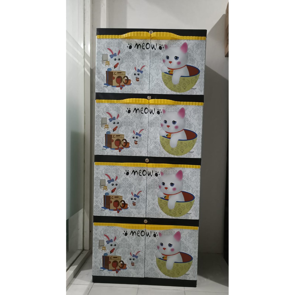 Lemari Plastik Sinbak Harmony Susun 4