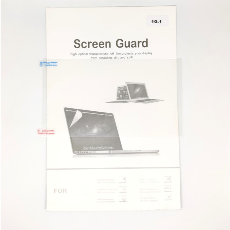 SKU-1147 SCREEN PROTECTOR 10.1 INCH 222x125 MM SCREEN GUARD ANTI GORES