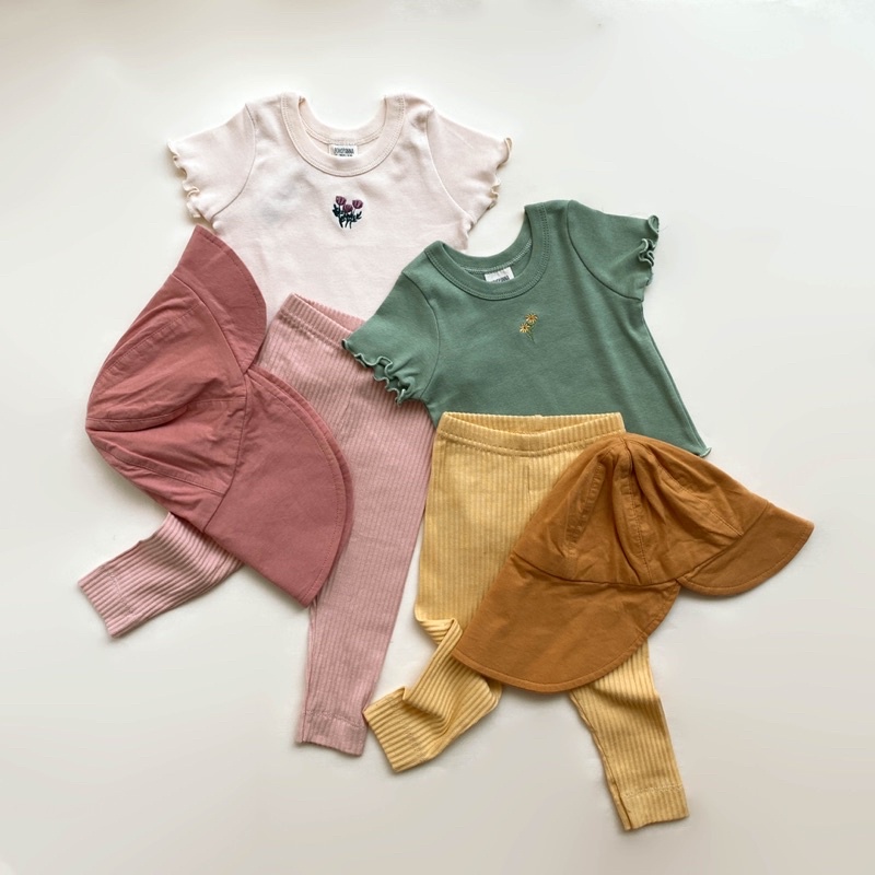 Bohopanna Legging GIRL (Ruffle) 0-4thn / Legging Bayi Anak